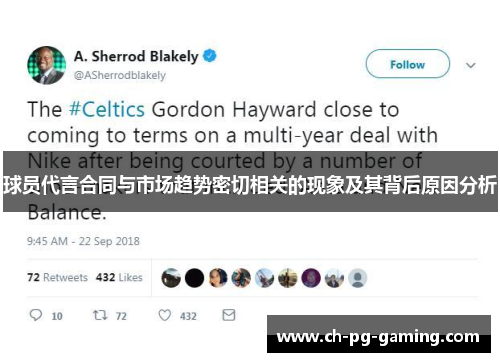 球员代言合同与市场趋势密切相关的现象及其背后原因分析