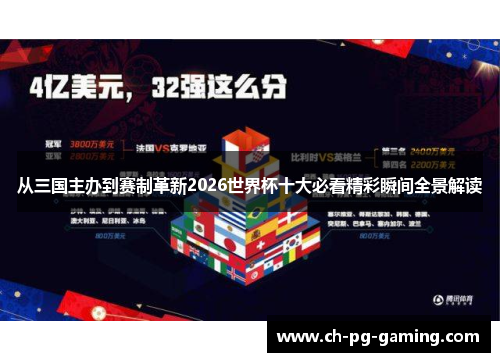 从三国主办到赛制革新2026世界杯十大必看精彩瞬间全景解读 从三国主办到赛制革新2026世界杯十大必看精彩瞬间全景解读
